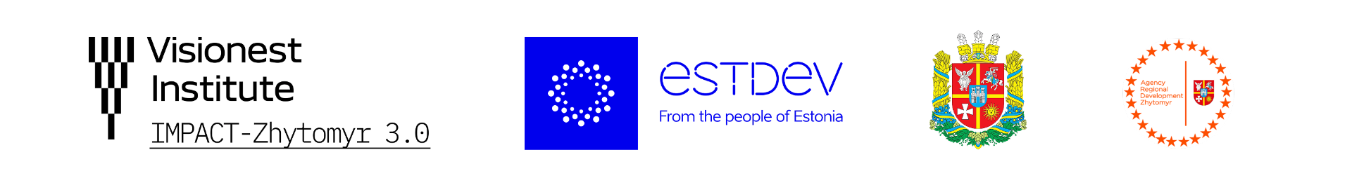 Visionest Institute, ESTDEV, Zhytomyr Regional Military Administration, Regional Development Agency of Zhytomyr Region